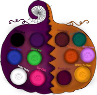 an image of a pumpkin with different colors on it