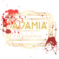 the logo for adama creations