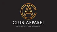 club apparel logo on a black background