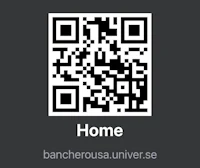 a qr code with the word home on it