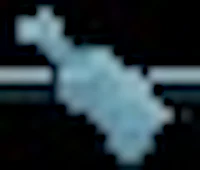 a blue arrow on a black background