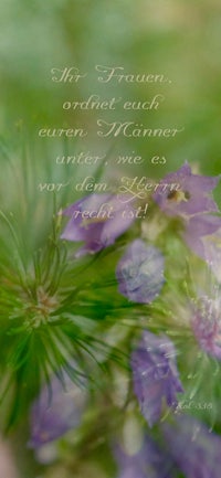 a purple flower with a quote on it