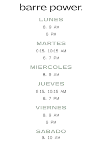 a black screen with the words barre power