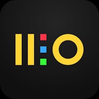 the oii logo on a black background