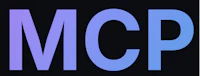 the mcp logo on a black background