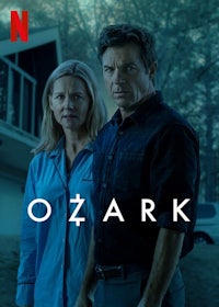 netflix's ozark with two people standing in front of a house