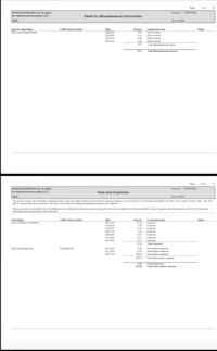 two pages of a form with different information on it