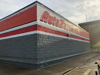 a building with a sign that says autozone