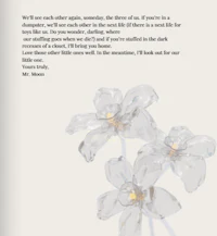 a page from a book with a poem about flowers