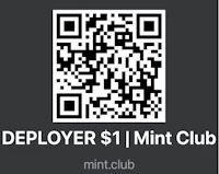 a qr code with the words deployer 1 mint club