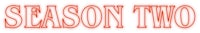 the season two logo on a white background