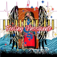 an image of a woman with wings and the words'feeling passionate'