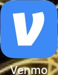 the logo for venmo on an iphone