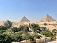 the pyramids of giza in egypt