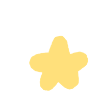 a yellow star on a black background