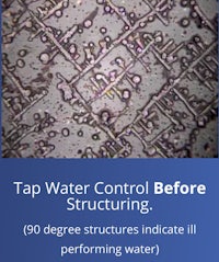 tap water control before structuring