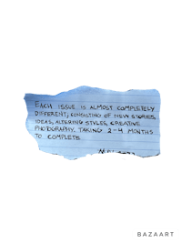 a piece of paper with a quote on it