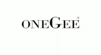 one gee logo on a white background