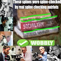 these spines were spine checked by real spine checking patriots