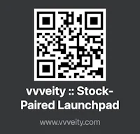 a qr code with the words wwety stock paired launchpad
