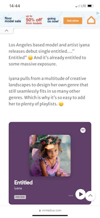 a screenshot of an app with an image of a child's face