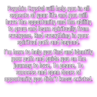 psychic crystal will help you in all aspects of your life